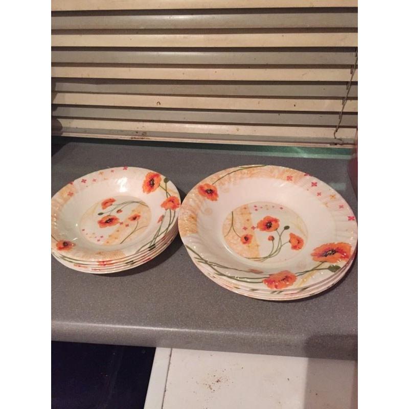 Small and large plates
