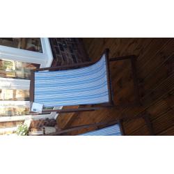 Retro deck chairs