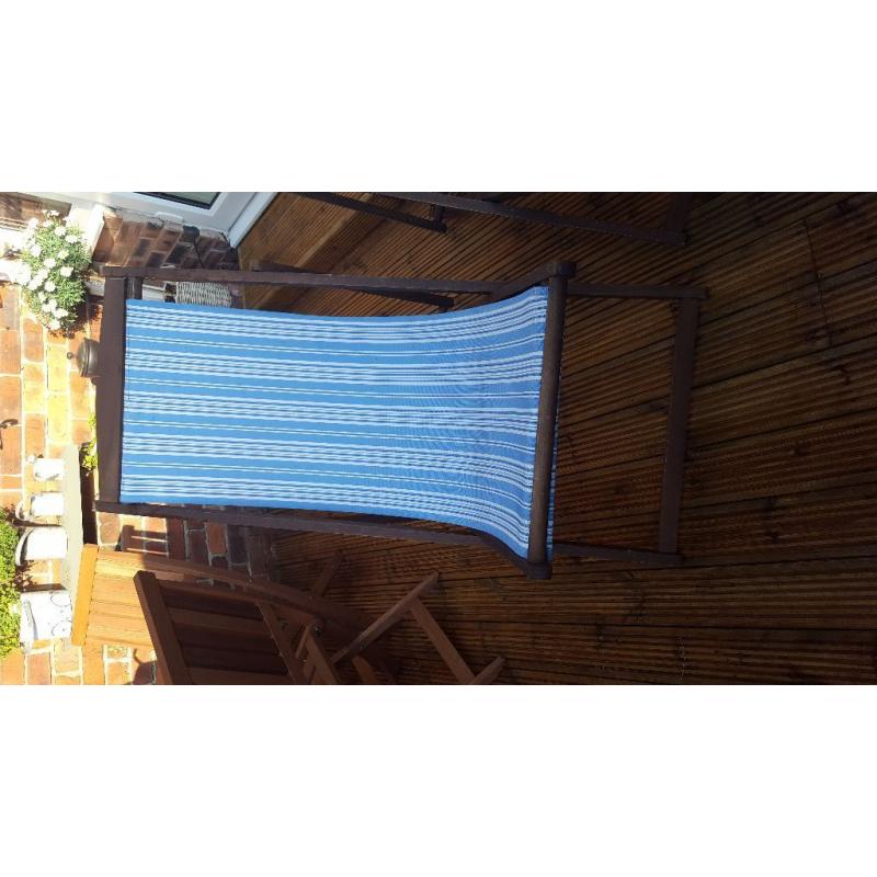 Retro deck chairs