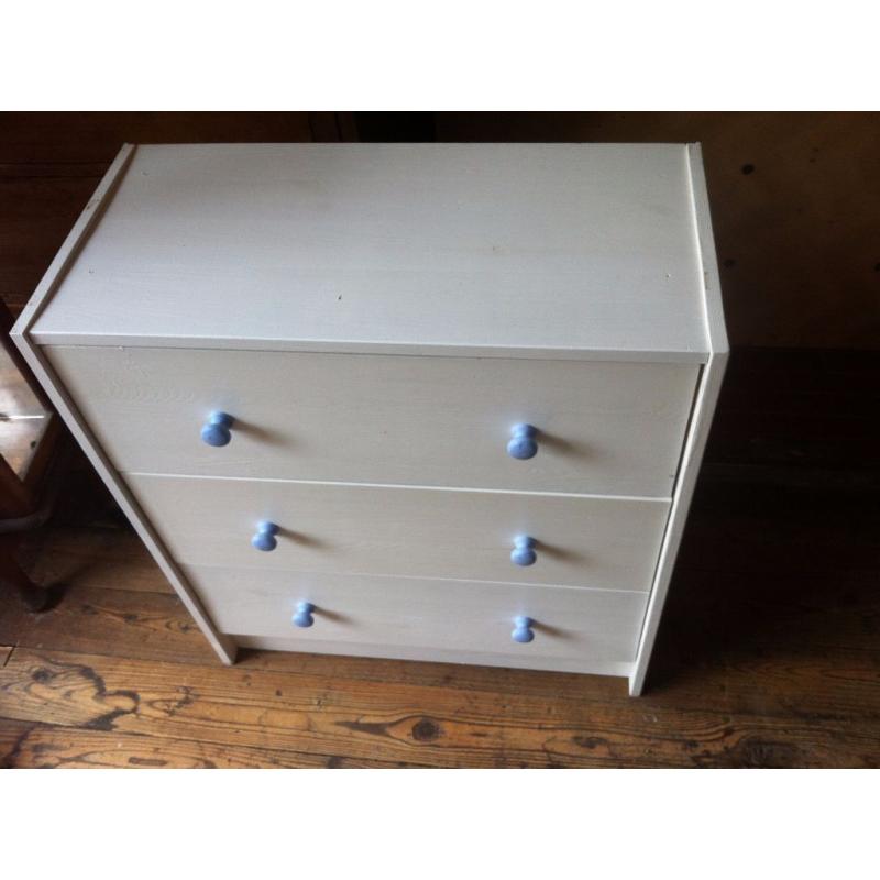 Pine Chest of Drawers Bedside Table Nursery Dresser / Can Deliver
