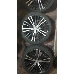 2 PAIR VW 225/40 ZR18