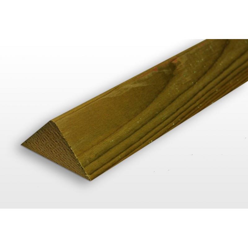 Treated Arris Rail / Fencing Back Rail (47mm x 50mm) 3.6mtr Lengths