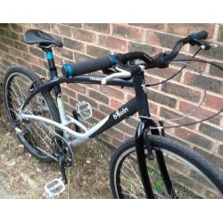 BTwin Triban 19 inch HYBRID BIKE lightweight aluminium new tyres bicycle Fully Serviced