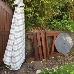 Garden table and chairs