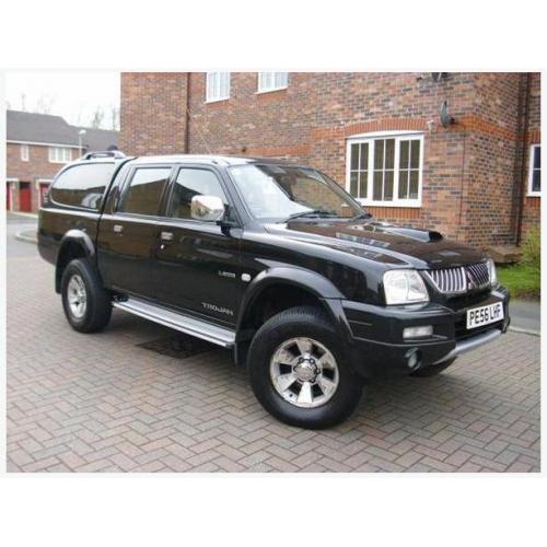 2007 56 MITSIBUSHI L200 TROJAN 2.5 PICK UP DOUBLE CAB 4x4 BLACK(PART EX WELCOME)