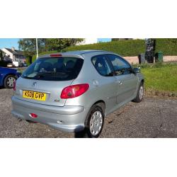 peugot 206, 2008, 1.4, full mot n service history