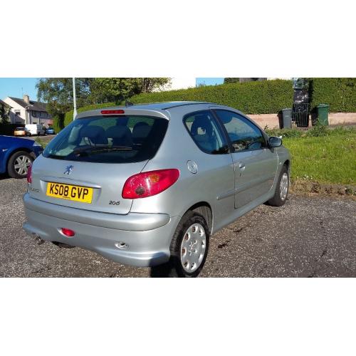 peugot 206, 2008, 1.4, full mot n service history