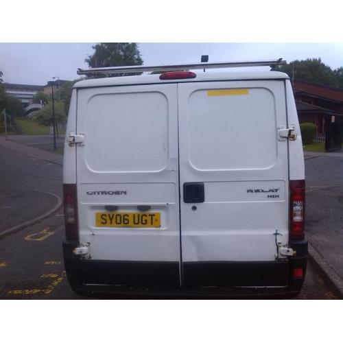 citroen relay 06 registration 2.0 turbo diesel van