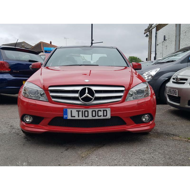 2010 10 Reg Mercedes-Benz C180 Kompressor 1.6 Sport,BLUE EFFICENCY,PAN ROOF