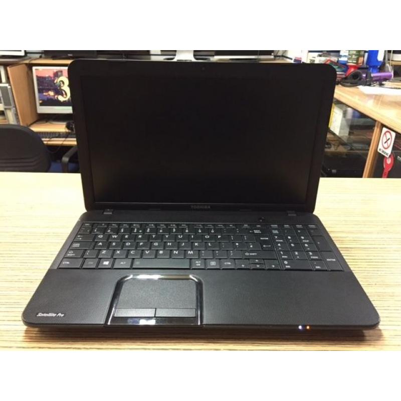 Toshiba Satelite C850 Core i3-3120M 2.50GHz 4GB Ram 320GB HDD Win 8 Laptop