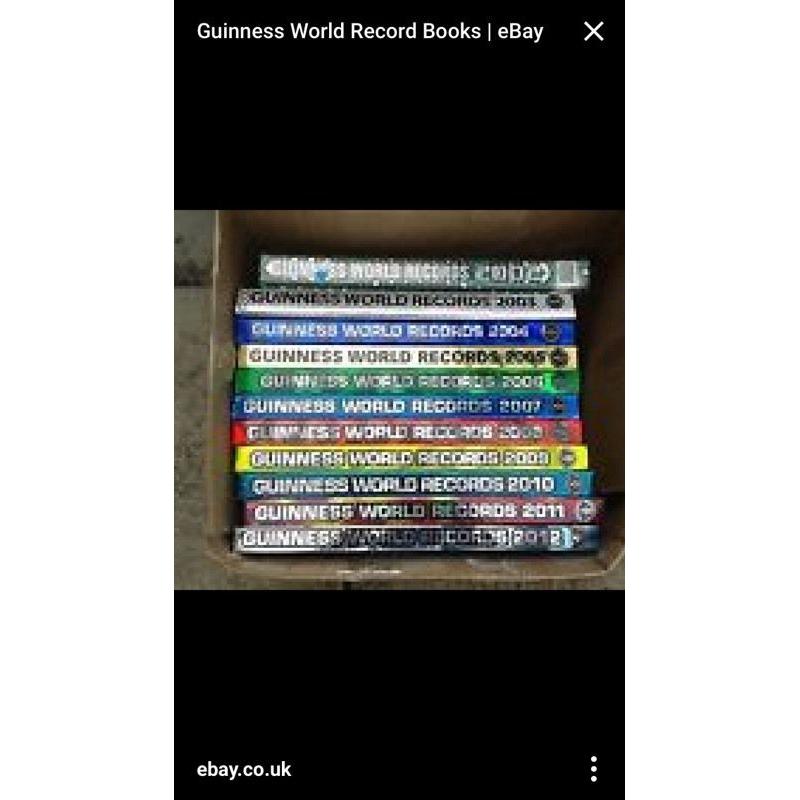 Guinness books job lot 48 in total