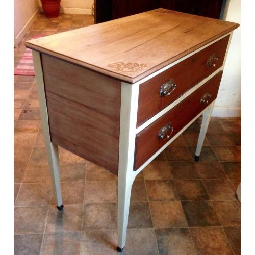 *Sale*Vintage Solid Wood Chest Of Drawers,Up-cycled