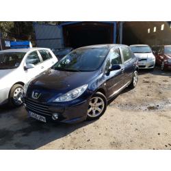 Peugeot 307 1.6 16v ( 110bhp ) Tiptronic 2005MY S BLUE, 5 doors, Auto, Petrol