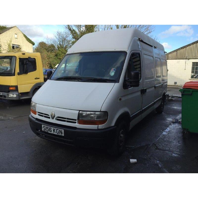 Renault Master van diesel, starts and drives well, MOT until 1st September, van located in Gravesend
