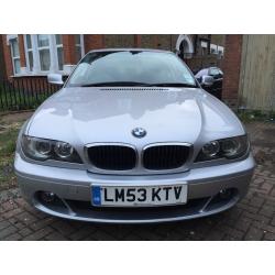bmw 318 coupe 3 series e46 auto 2004 silver 2 owners cheapest automatic facelift model