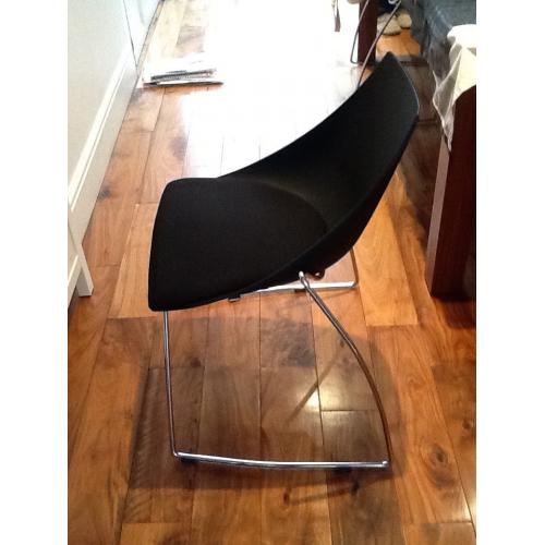 Glass topped dining table and chairs