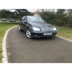 2007 56 Reg Mercedes-Benz C220 2.1 DIESEL Sport Edition,BLACK,51000 MILES,AUTO