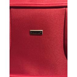 Red suitcase