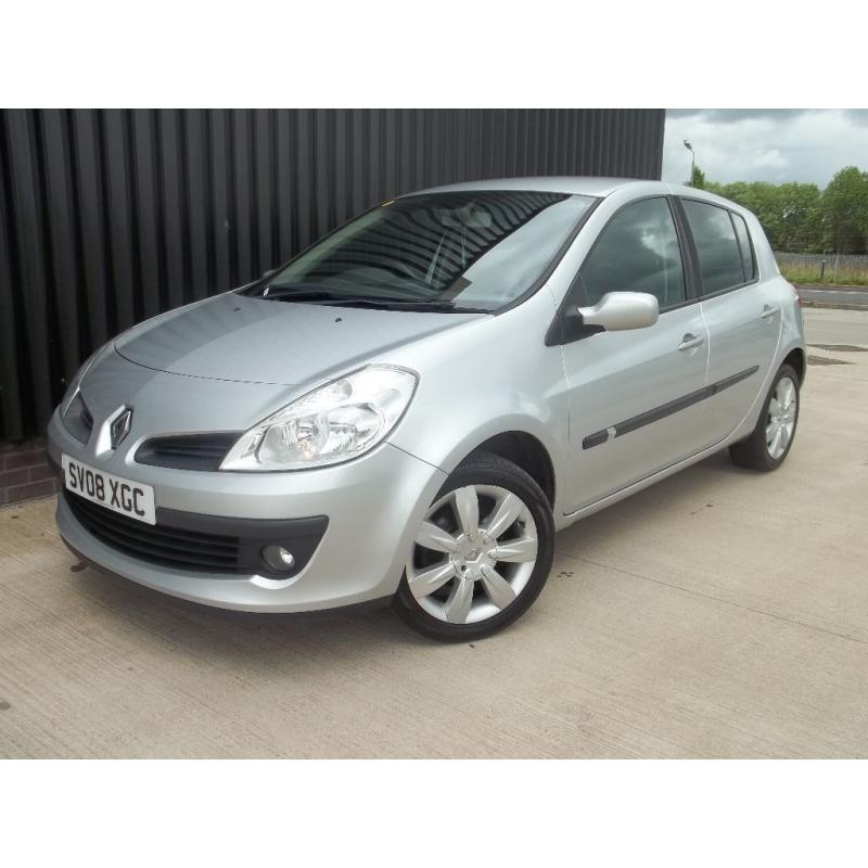2008 Renault Clio 1.2 TCe 16v Dynamique S 5dr Free MOT For Life* May Px