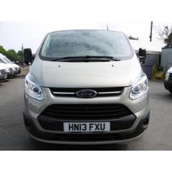 2013 FORD TRANSIT CUSTOM 270 TREND SWB IN TECTONIC SILVER WITH ONLY 27.000 MILES