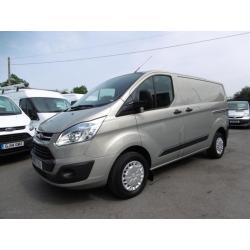 2013 FORD TRANSIT CUSTOM 270 TREND SWB IN TECTONIC SILVER WITH ONLY 27.000 MILES
