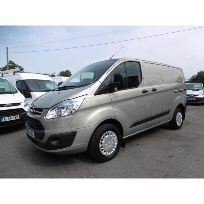 2013 FORD TRANSIT CUSTOM 270 TREND SWB IN TECTONIC SILVER WITH ONLY 27.000 MILES