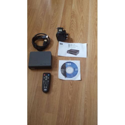 Western Digital WD TV Live Plus HD Media Player w/Remote Model WDBABX0000NBK-01