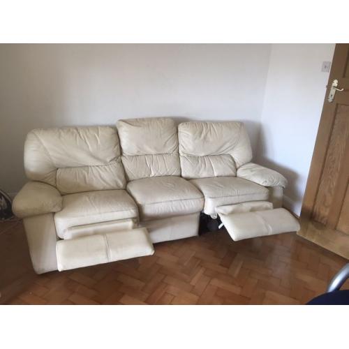 Leather Sofa Reclining