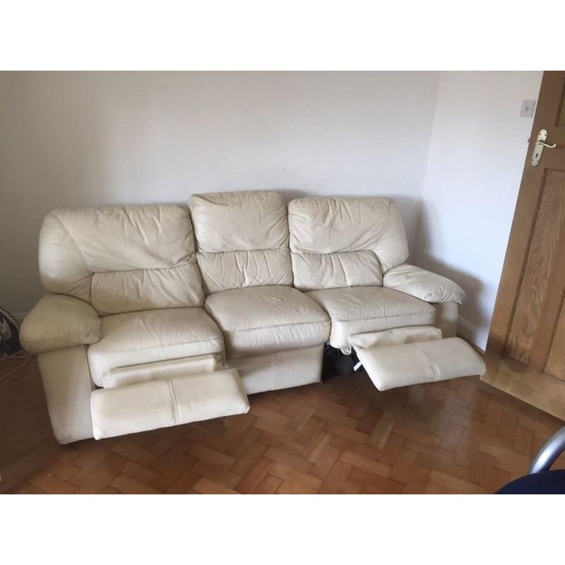 Leather Sofa Reclining
