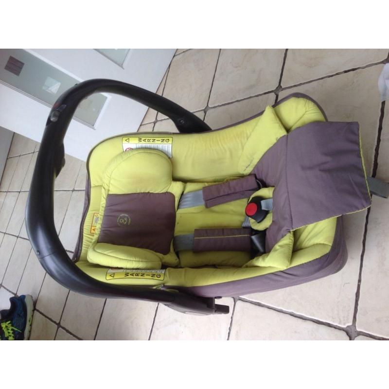 Jane strata car seat and isofix