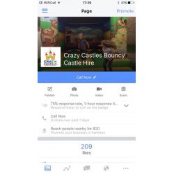 Bouncy castles business forsale
