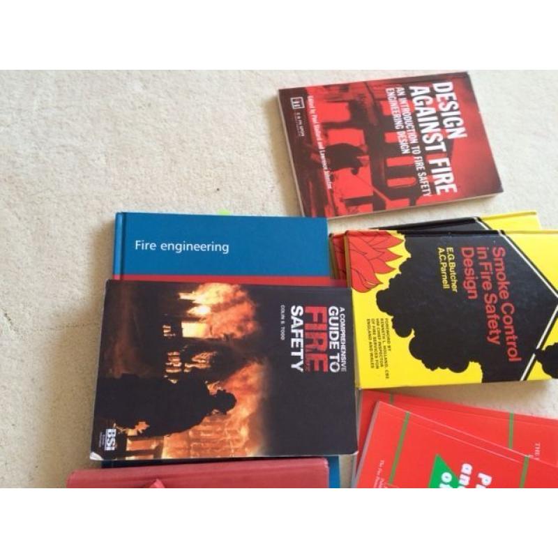 various books on fire safety