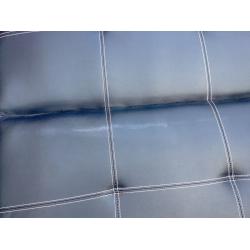Black faux leather sofa bed for sale
