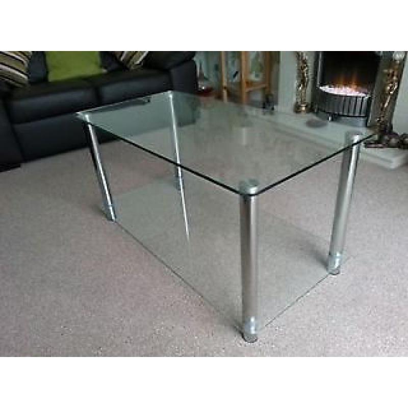 Glass coffee table for sale in Heysham