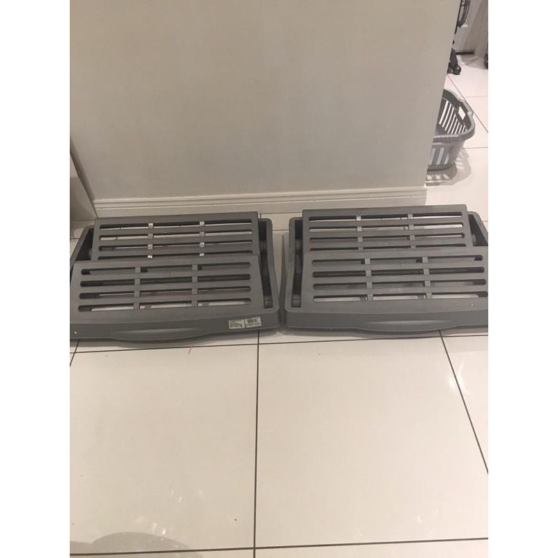 2 X under bed shoe storage