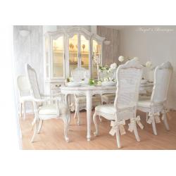 *** WOW *** UNIQUE & BEAUTIFUL *** French Antique Shabby Chic Style Glass Display Cabinet !!!