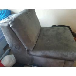 Chair/bed with storage