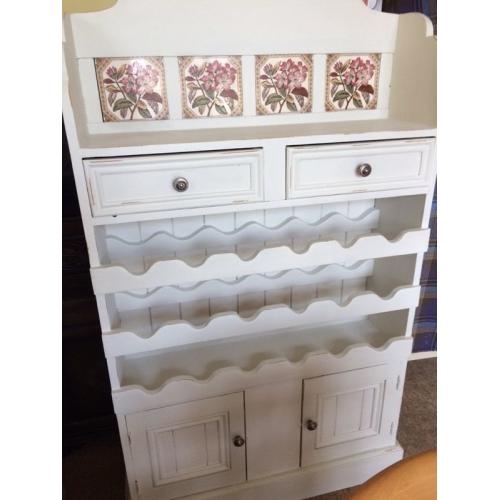 Rustic Solid Pine Wine Rack /Dresser (Can Deliver)