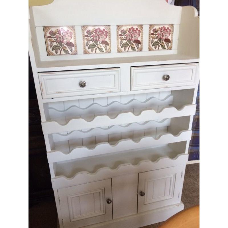 Rustic Solid Pine Wine Rack /Dresser (Can Deliver)
