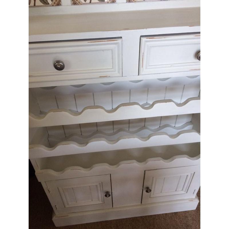 Rustic Solid Pine Wine Rack /Dresser (Can Deliver)