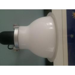 John Lewis White Lamps x 2, Black Pendant Lights x 2, 1 x John Lewis Wall Light