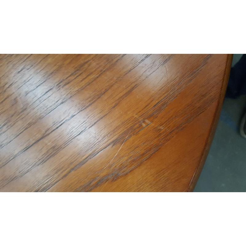 Vintage Jentique 'G-Plan Style' 70's Teak Extending Dining Table and 6 Chairs