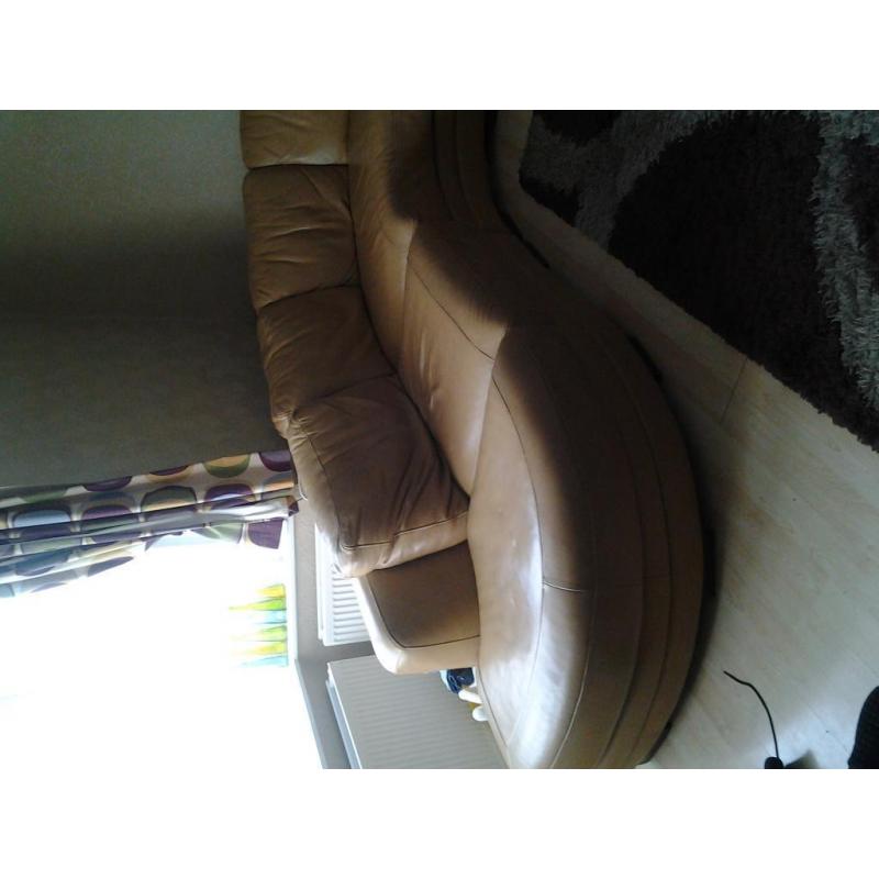 leather corner suite