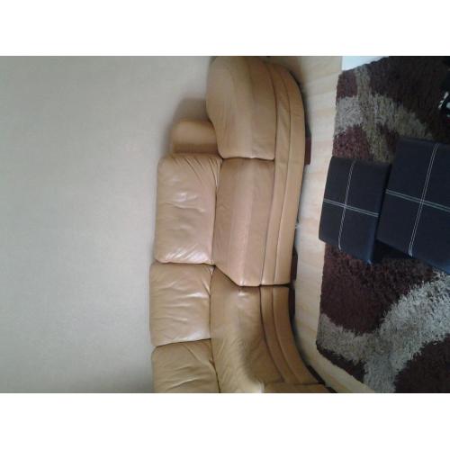 leather corner suite