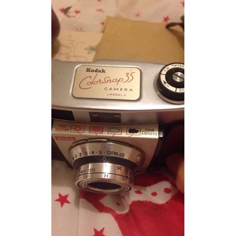 Retro cameras x2 voighander vitoret & kodak colorsnap 35