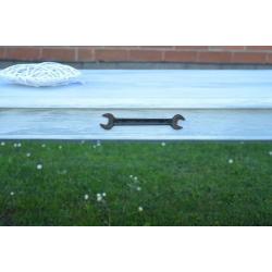 Shabby Chic Solid Wood Coffee Table Wash White & Grey
