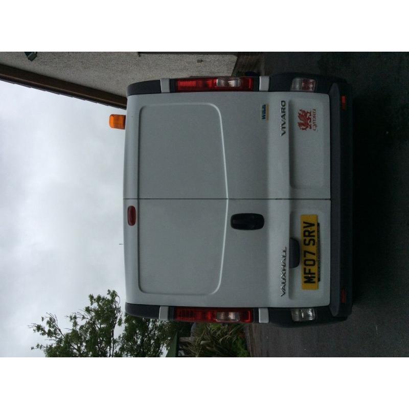 Vauhall Vivaro 2007 -PART-X for 125cc motocross/Big camper/Transit/Iveco/Movano