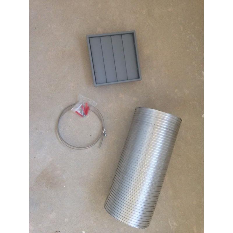 Manrose 6" cooker hood venting kit