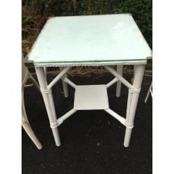 Lloyd loom occasional table