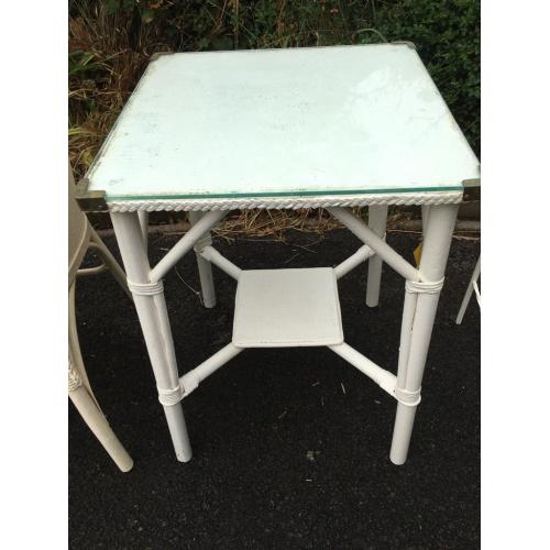 Lloyd loom occasional table